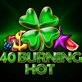40 Burning Hot logo by Amusnet Interactive at Slotornado Casino40 Burning Hot
