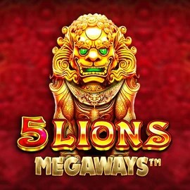 5 Lions Megaways slot visual from Pragmatic Play available on slotornadocasinos.at