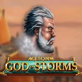 Age Of The Gods: God of Storms logo by Playtech at Slotornado Casino