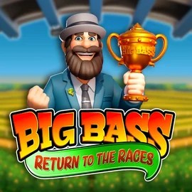 Official Slots logo: Big Bass Return to the Races by Pragmatic Play at Slotornado Casino