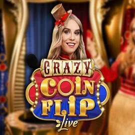 Crazy Coin Flip slot visual from Evolution available on slotornadocasinos.at