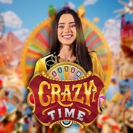 Crazy Time logo – Live Casino by Evolution at Slotornado Casino