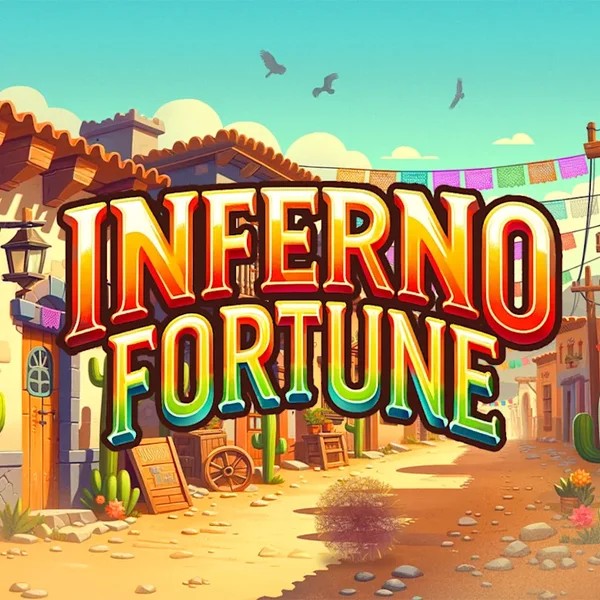 Inferno Fortune slot logo by Atomic Slot Lab at Slotornado Casino