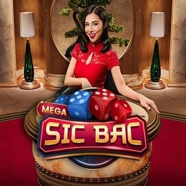 Official Live Casino logo: Mega Sic Bac by Pragmatic Play at Slotornado Casino