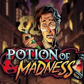 Potion of Madness slot logo by Play'n GO at Slotornado Casino