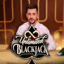 Unlimited Blackjack game by Ezugi – logo hosted on Slotornado Casino