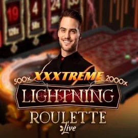 Live Casino logo of XXXtreme Lightning Roulette from Evolution at Slotornado Casino